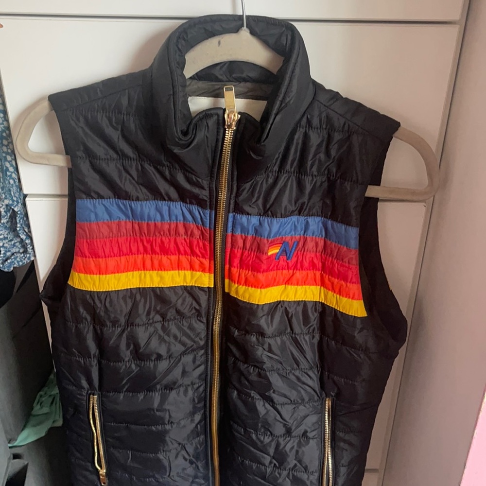 Aviator nation 5 stripe vest